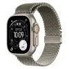 Apple Watch Series Ultra 3 49mm Natural Titanium Case with Natural Titanium Milanese Loop M